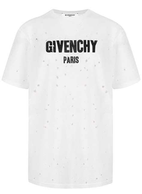 givenchy replica t shirt|givenchy t shirt with holes.